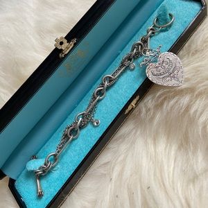 Juicy Couture Silver Charm Bracelet